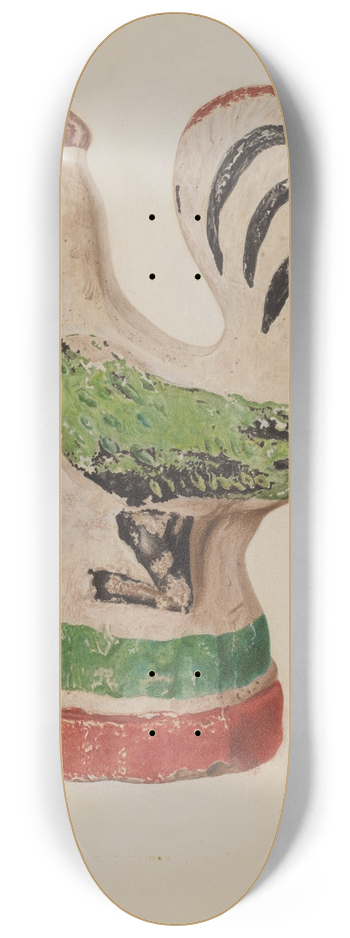 Betty Fuerst - Chalkware Rooster 8.25 inch art skate deck