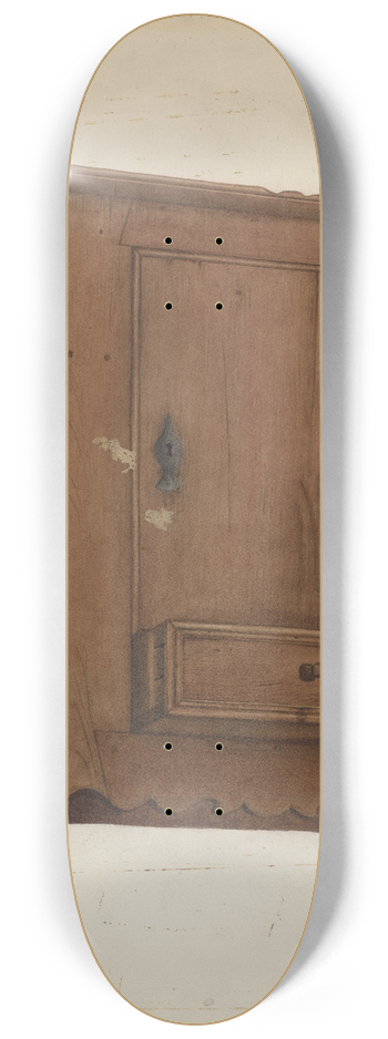 Betty Jean Davis - Wall Cabinet 8.25 inch art skate deck