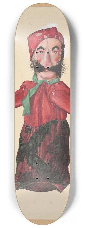 Beverly Chichester - Puppet  Pirate 8.25 inch art skate deck