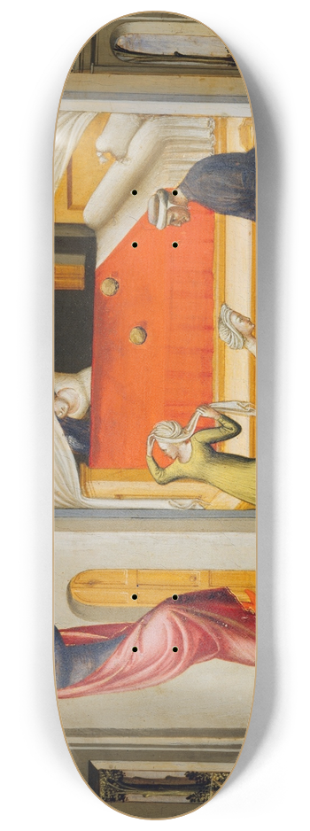 Bicci Di Lorenzo - Saint Nicholas Providing Dowries 8.25 inch art skate deck