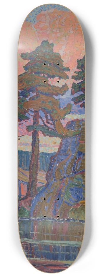 Birger Sandzn - Lake at Sunset, Colorado 8.25 inch art skate deck