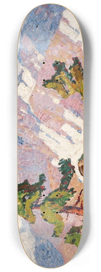 Birger Sandzn - Rocky Mountain Landscape 8.25 inch art skate deck