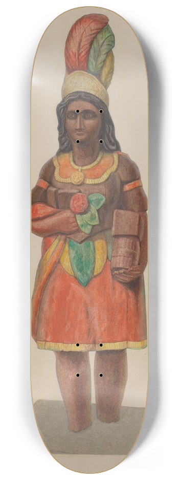 Bisby Finley - Cigar Store Indian 8.25 inch art skate deck