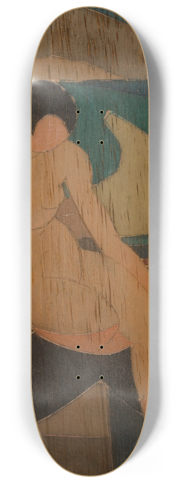 Blanche Lazzell - Black Fish 8.25 inch art skate deck