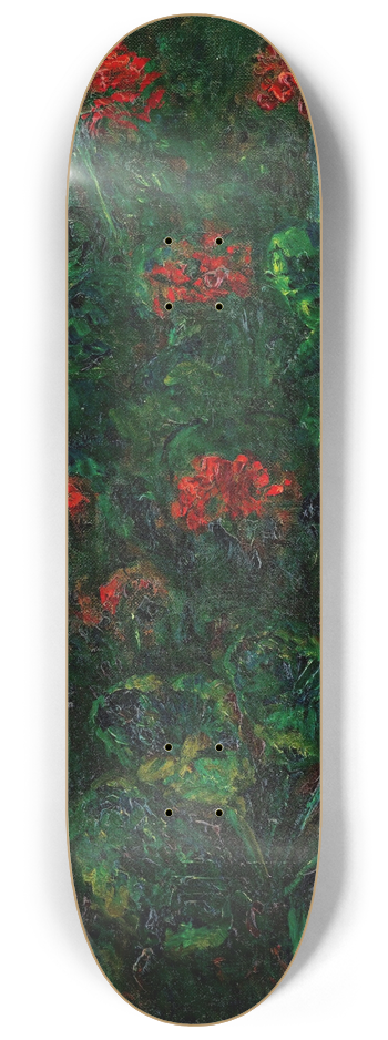Boris Grigoriev - Geraniums 8.25 inch art skate deck