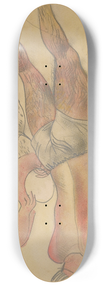 Boris Grigoriev - On The Beach 8.25 inch art skate deck