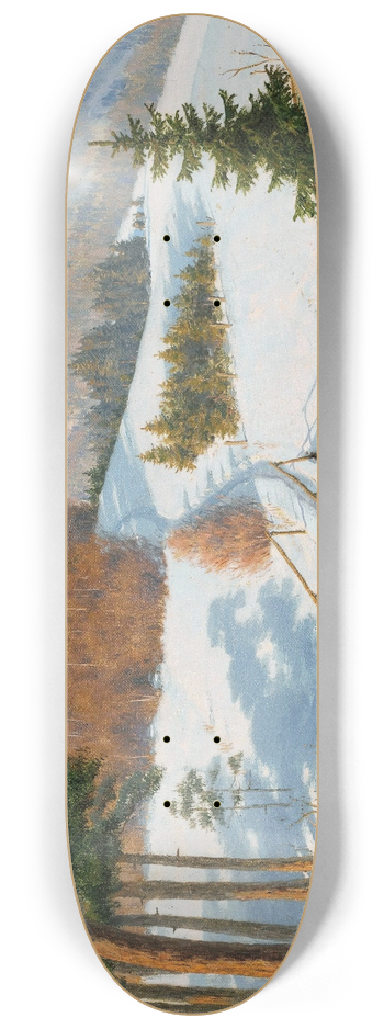 Boris Vasilievich Bessonov - Winter In Dauphin 8.25 inch art skate deck
