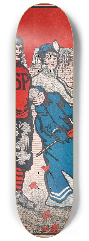 Bristow Adams - Saint Pauls School 8.25 inch art skate deck