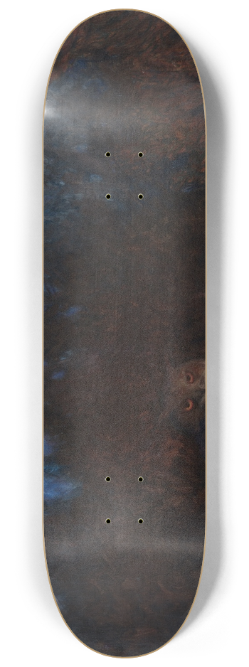 Bruno Liljefors - The Eagle Owl Deep in the Forest 8.25 inch art skate deck