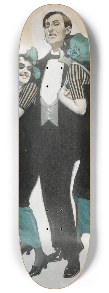 Brynolf Wennerberg - Mnchner Fasching 8.25 inch art skate deck