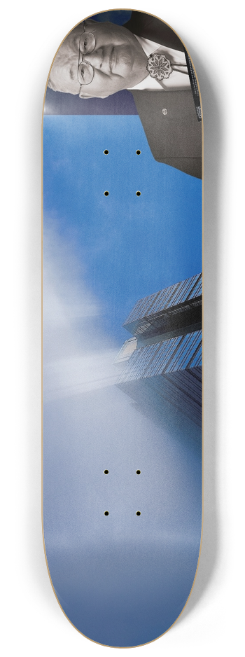 Bureau of the Census - American Indian Eastern 8.25 inch art skate deck