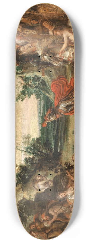 Frans Wouters - King Solomon and the Queen of Sheba 8.25 inch art skate deck