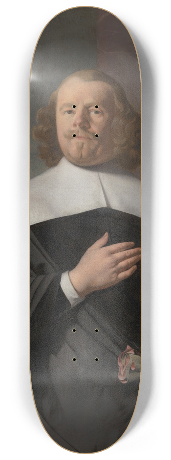 Caesar Van Everdingen - Portrait of Cornelis Jacobsz. Groot 8.25 inch art skate deck