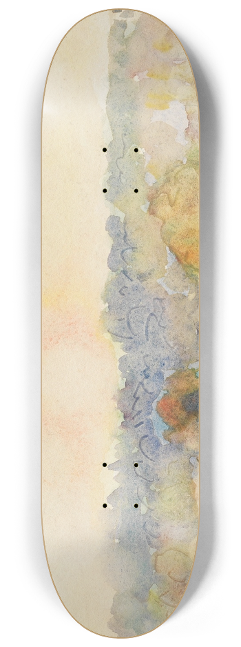 Camille Pissarro - Eragny 8.25 inch art skate deck