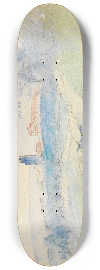 Camille Pissarro - Pontoise 8.25 inch art skate deck