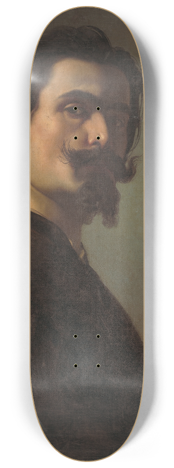 Frantiek Klimkovi - Portrait of a man 8.25 inch art skate deck
