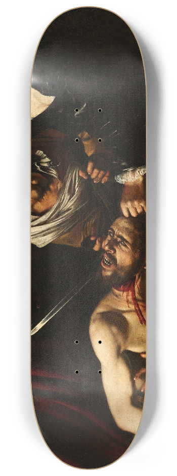 Caravaggio - Judith Beheading Holofernes 8.25 inch art skate deck