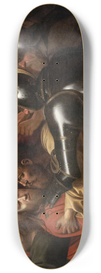 Caravaggio - The Taking ofChrist 8.25 inch art skate deck