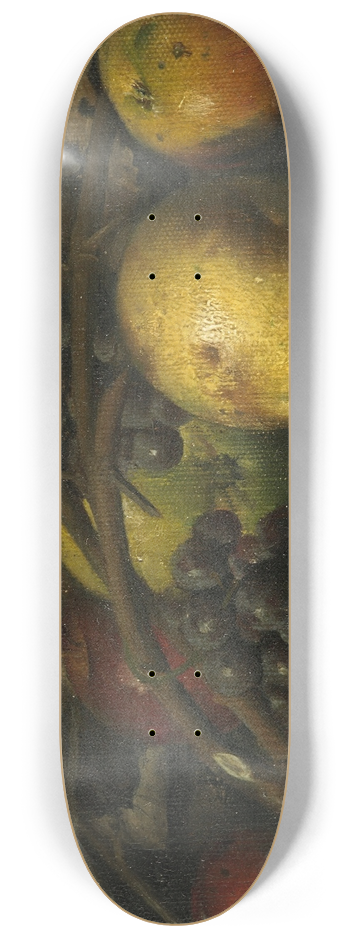 Carducius Ream - Still life with fruit 8.25 inch art skate deck