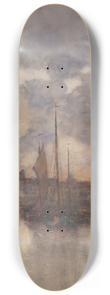 Frantz Binj - Evening 8.25 inch art skate deck