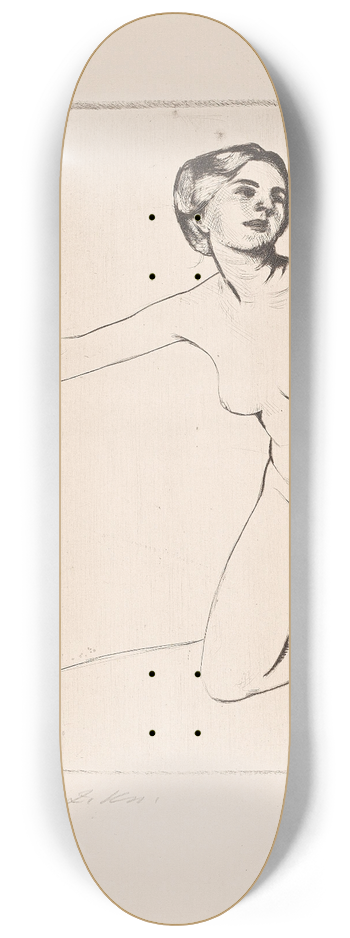 Carl Anton Reichel - Untitled 8.25 inch art skate deck