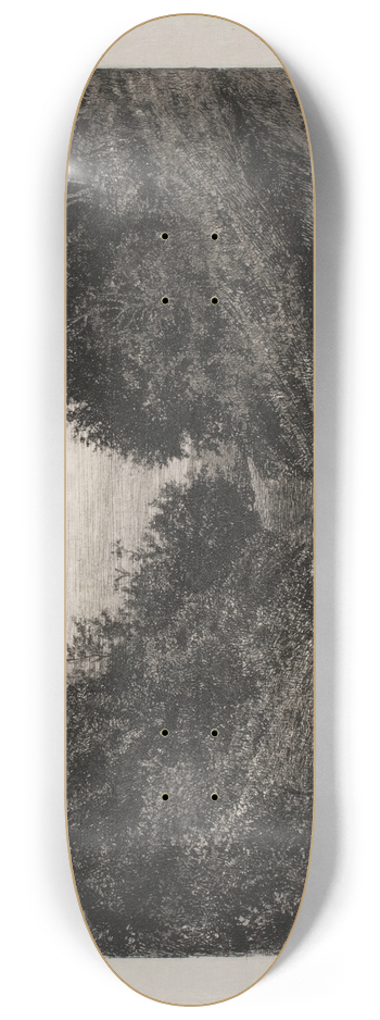 Carl Bloch - A moonlit summer evening 8.25 inch art skate deck