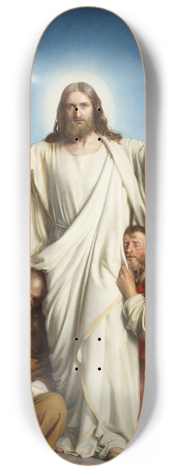 Carl Bloch - Christus Consolator 8.25 inch art skate deck