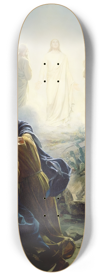 Carl Bloch - Transfiguration of Jesus 8.25 inch art skate deck