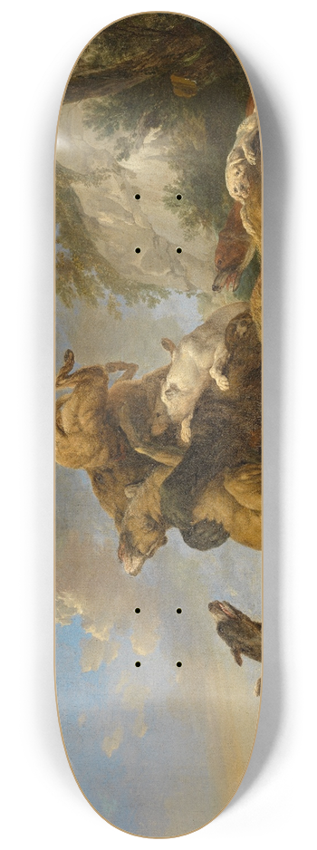 Carl Borromus Andreas Ruthart - Bear Hunt 8.25 inch art skate deck