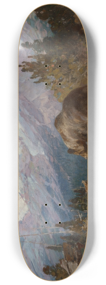 Carl Clemens Moritz Rungius - His Domain 8.25 inch art skate deck