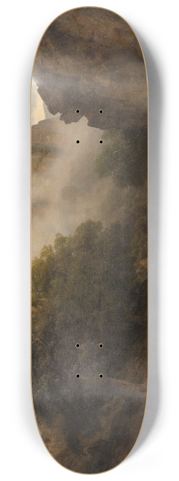 Carl Friedrich Lessing - Das Bodetal im Harz 8.25 inch art skate deck