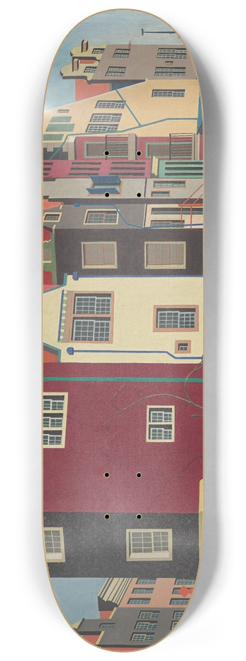 Carl Grossberg - Amsterdam, Rokin 8.25 inch art skate deck