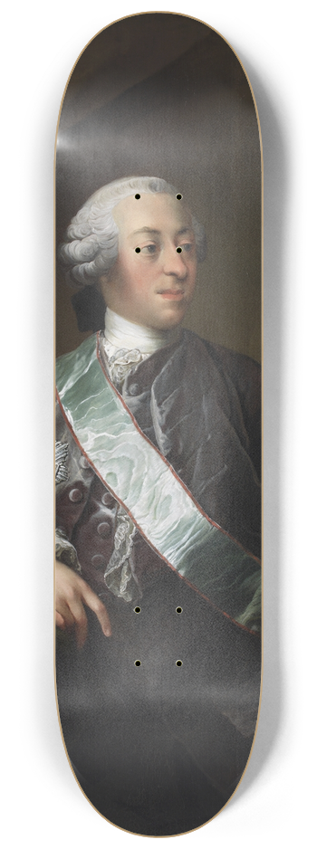 Carl Gustaf Pilo - Mogens Scheel von Plessen of Fussing and Sels 8.25 inch art skate deck