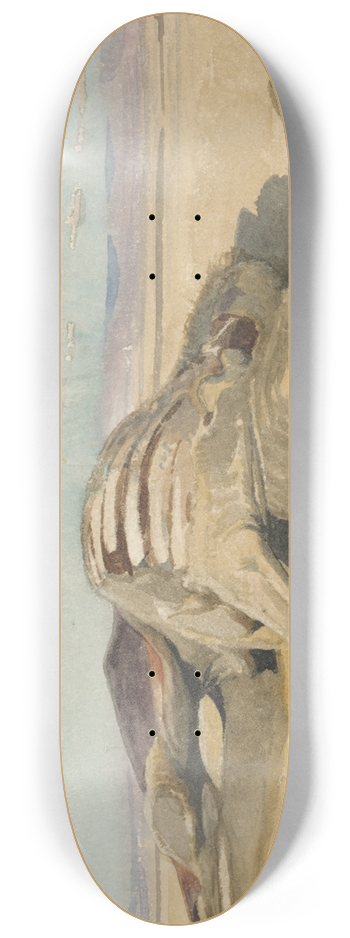 Carl Haag - In der Wste (In the Desert) 8.25 inch art skate deck