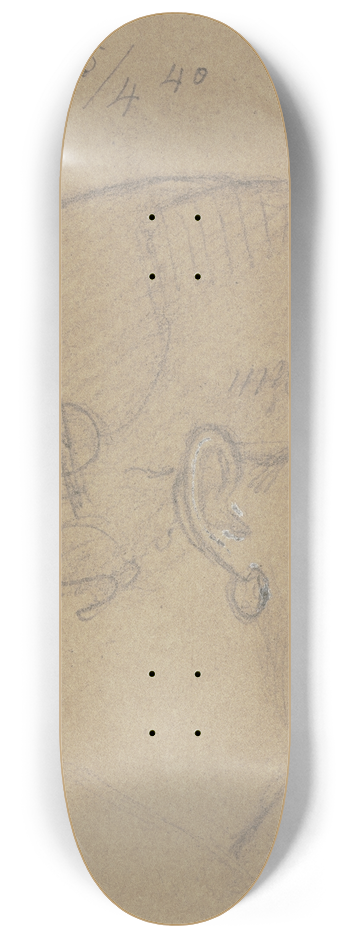 Carl Hoff - Girls head in Kassel 8.25 inch art skate deck