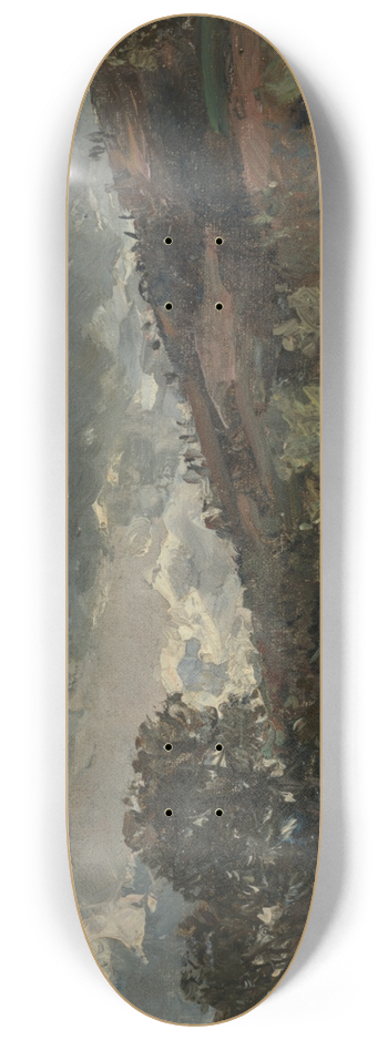 Carl Hoff - Landschaftsstudie 8.25 inch art skate deck