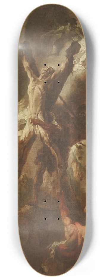 Franz Anton Maulbertsch - Das Martyrium des heiligen Andreas 8.25 inch art skate deck