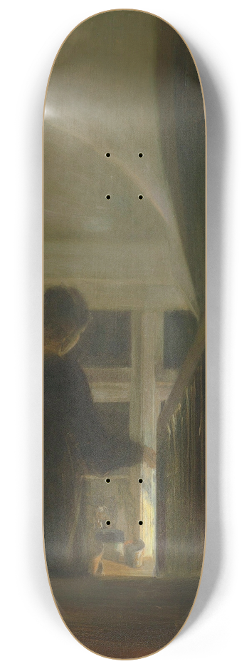 Carl Holse - A Woman Descending a Staircase 8.25 inch art skate deck