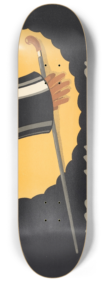 Carl Kunze - Wilh. Messling, Ostenhellweg 13 Fernr. 2910 8.25 inch art skate deck