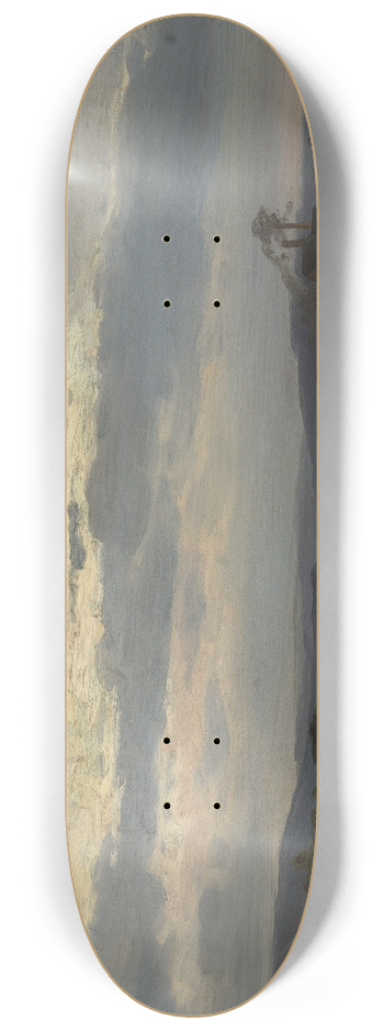 Carl Ludwig Fahrbach - Gewitter ber dem Land 8.25 inch art skate deck