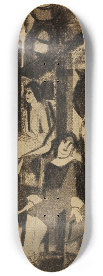 Carl Newman - Abstract II 8.25 inch art skate deck