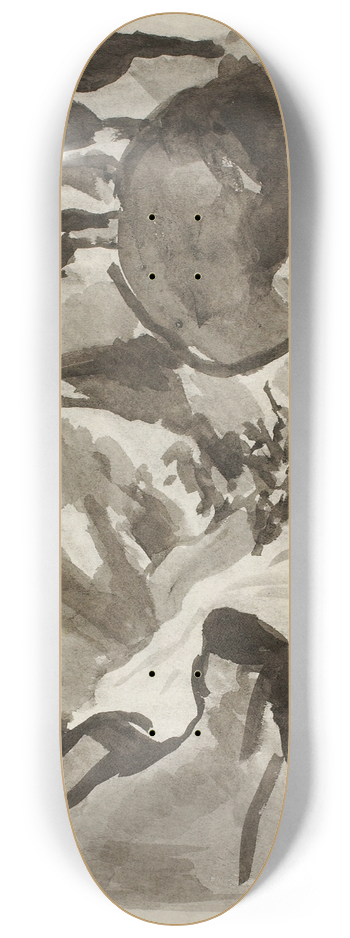 Carl Newman - Landscape 8.25 inch art skate deck