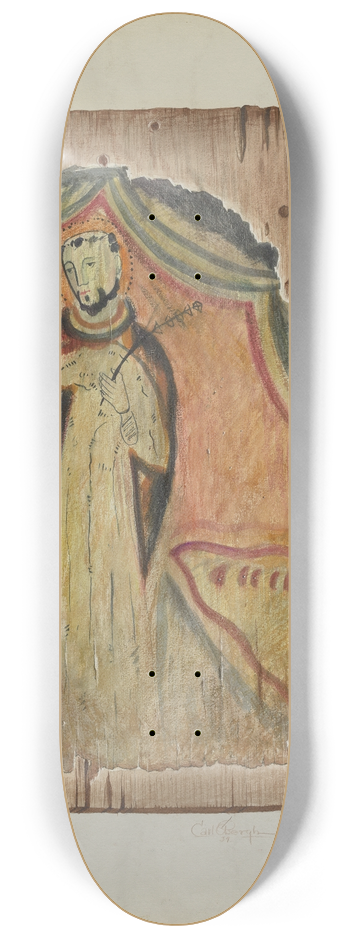 Carl O'Bergh - Santos (San Juan) 8.25 inch art skate deck
