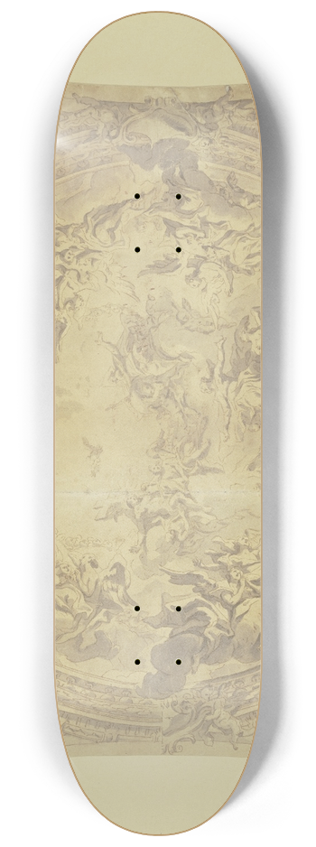 Carlo Carlone - Veneration of the Trinity 8.25 inch art skate deck