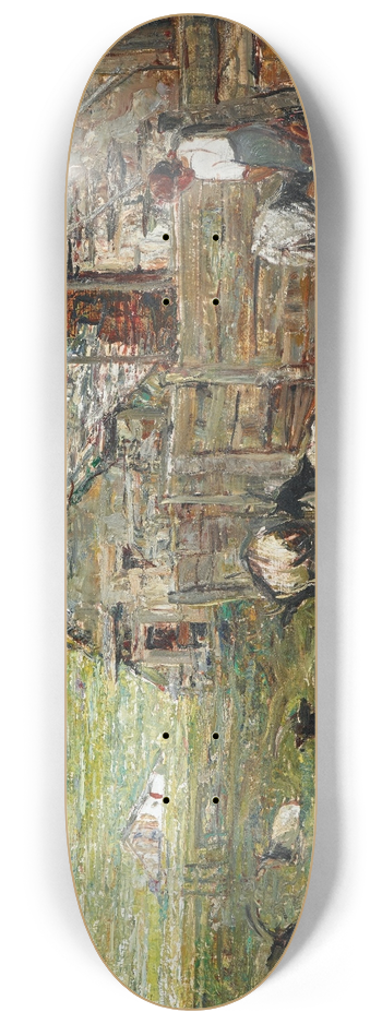 Carlo Casanova - A Pasture in the Veglia Alps 8.25 inch art skate deck