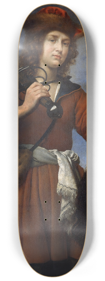 Carlo Dolci - David with the Head of Goliath 8.25 inch art skate deck