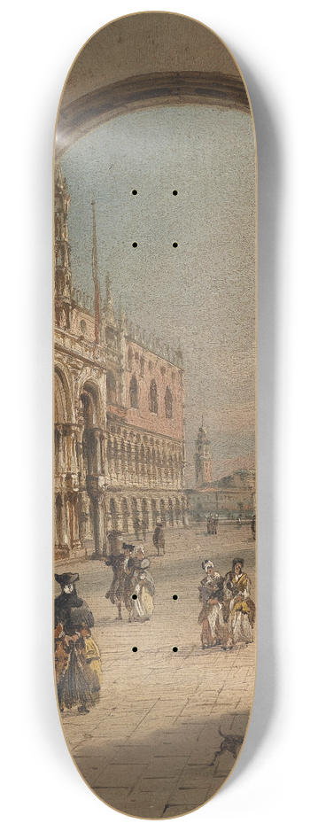 Carlo Grubacs - Piazzetta San Marco 8.25 inch art skate deck