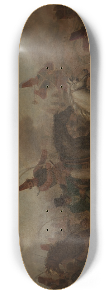 Carlos Morel - Combate de caballera en la poca de Rosas 8.25 inch art skate deck