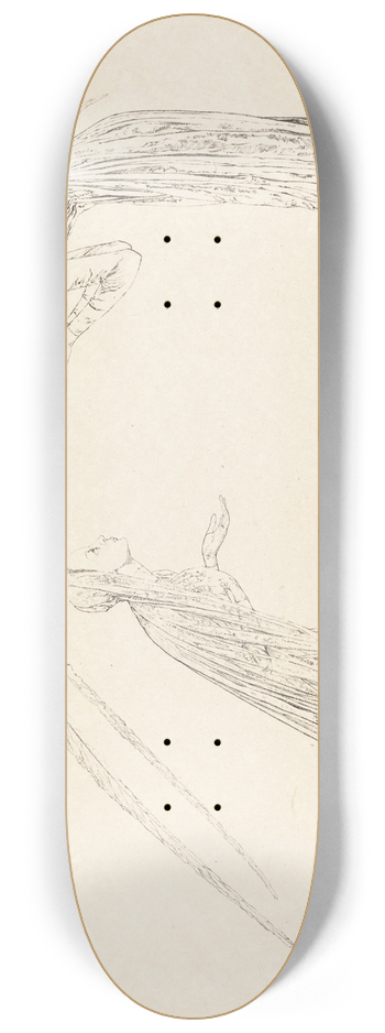 Carlos Schwabe - The Annunciation 8.25 inch art skate deck