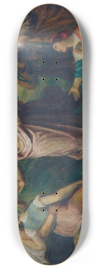Carl Rahl - Das Mdchen aus der Fremde 8.25 inch art skate deck